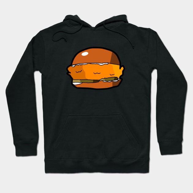 Sammich Chicken Sandwich Logo Hoodie by Hannah De La Vega